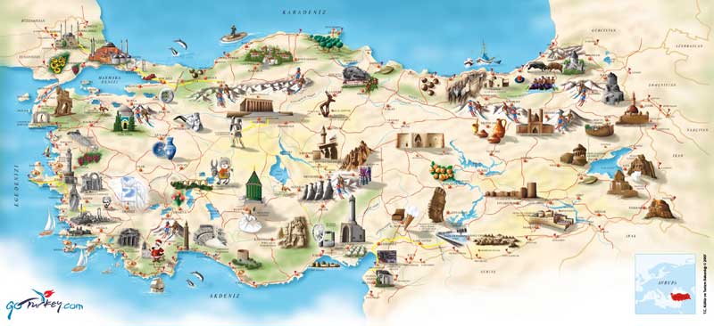 Türkiye Turizm Haritası